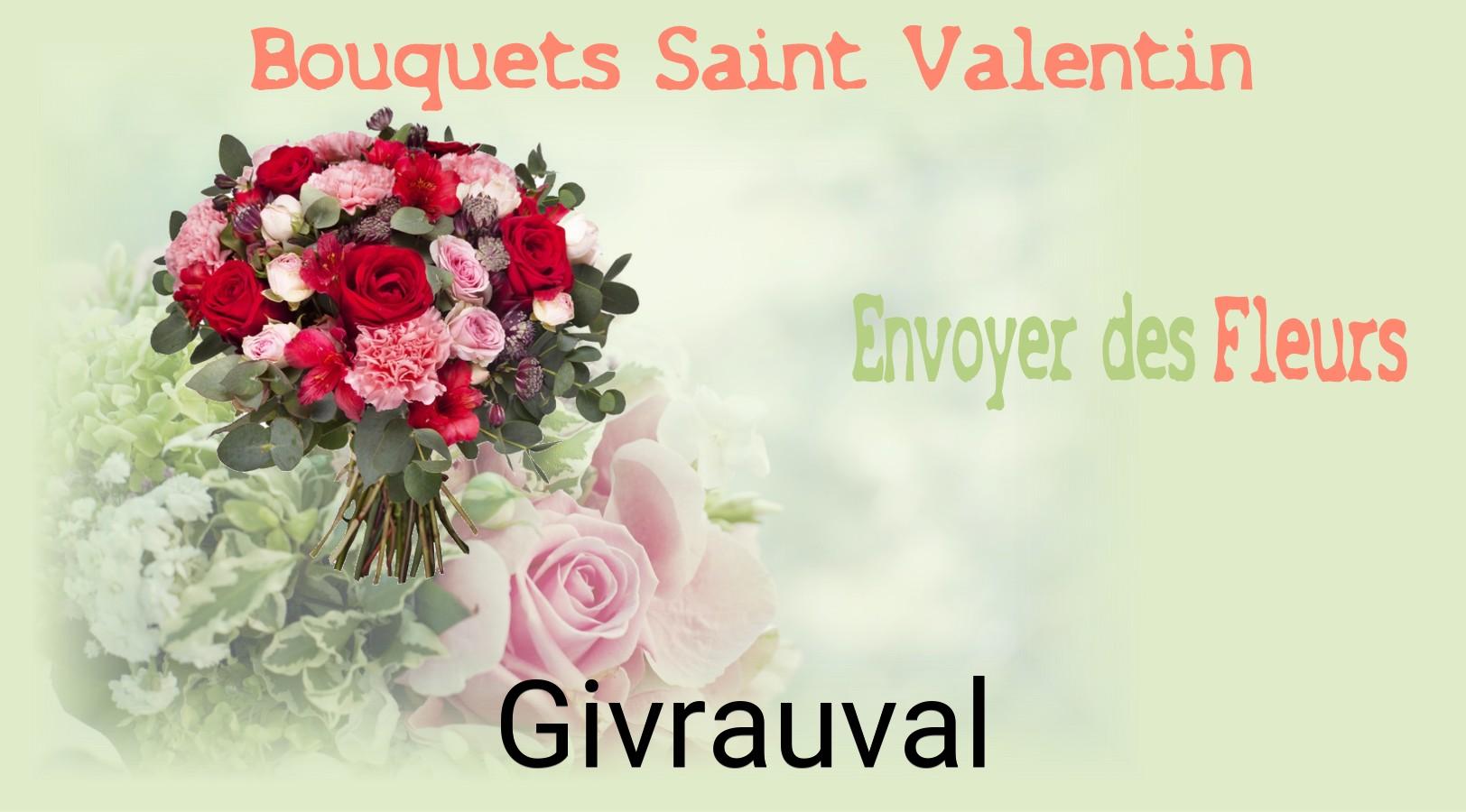 Roses de Saint-Valentin livrées à Givrauval